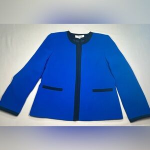 Cobalt blue Jones Studio women’s size 12 blazer suit jacket